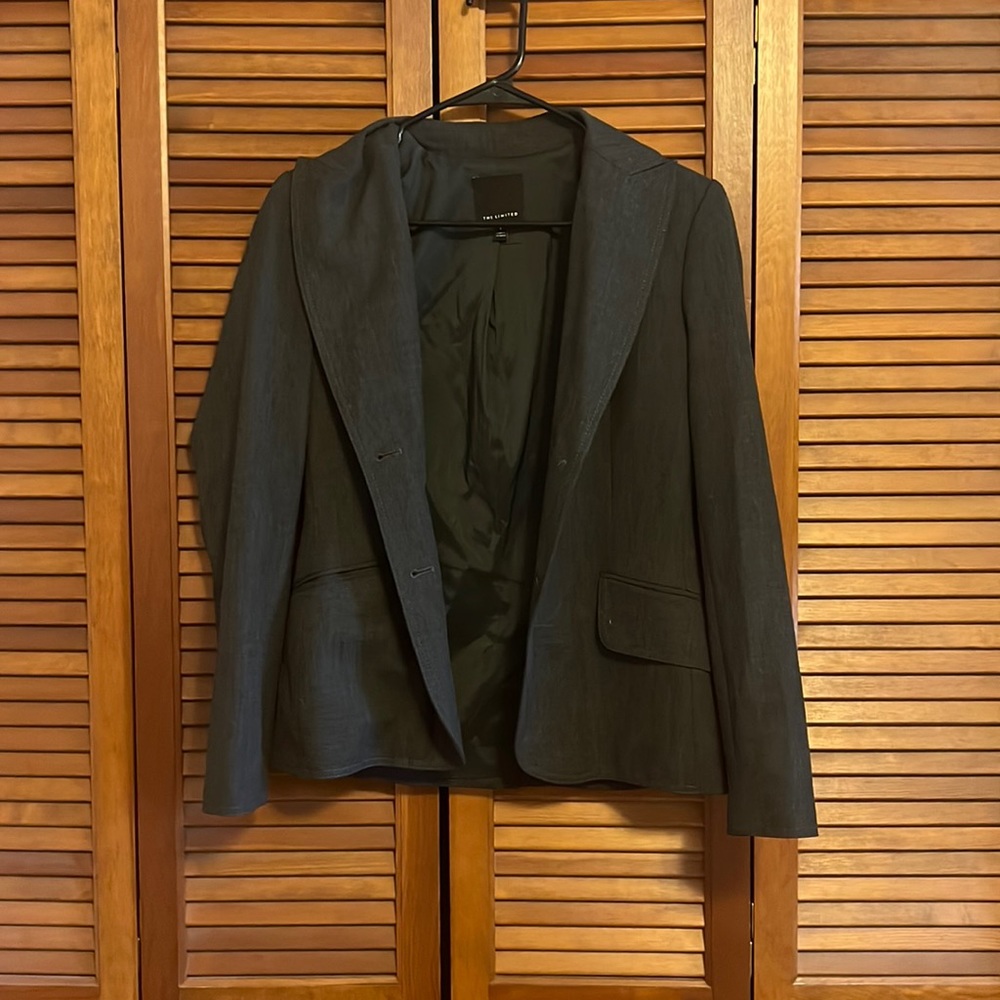 The Limited Grey Blazer